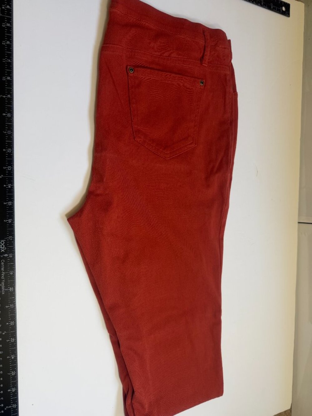 Terra & Sky Burnt Orange Jeggings W 1X - Picture 2 of 5